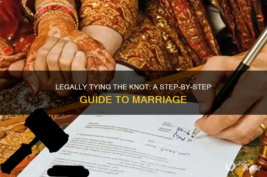 how to legally wed someone