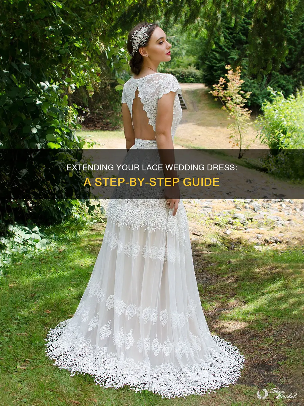 how to lengthen a lace wedding dress