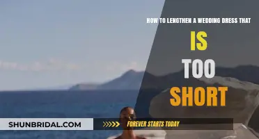 Extending a Wedding Dress: Short to Long