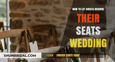 Effortless Wedding Seat Reservations: A Guide for Happy Guests