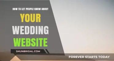 Spread the Word: Creative Ways to Share Your Wedding Website