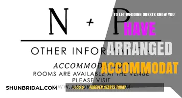Thoughtful Wedding Planning: Informing Guests About Arranged Accommodations