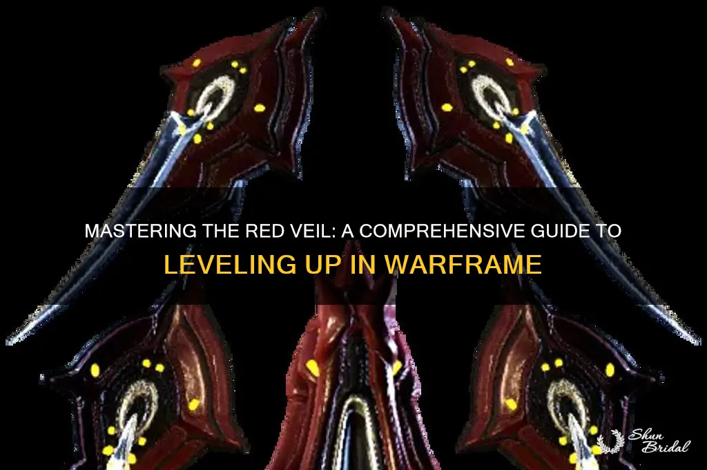 how to leve lup the red veil wearframe
