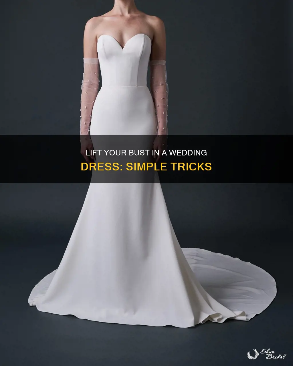 how to lift boobs in wedding dress