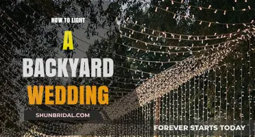 Elegant Backyard Wedding Lighting: Tips for a Magical Evening Celebration