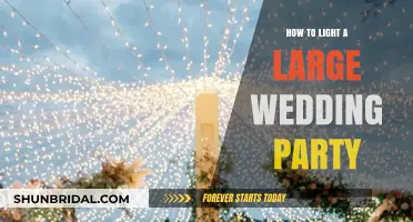Lighting Tips for a Stunning and Well-Lit Large Wedding Party