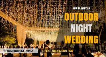 Elegant Outdoor Night Wedding Lighting Ideas for a Magical Celebration