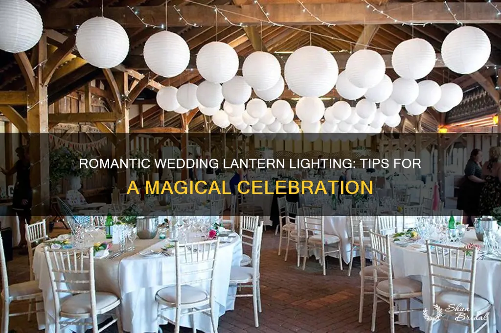 how to light lanterns for wedding