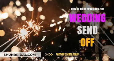 Sparkling Wedding Exit: A Guide to Lighting Sparklers for Your Send-Off