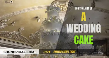 Creative Ways to Illuminate Your Wedding Cake