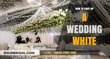 Elegant Wedding Lighting: Transforming Your White Wedding into a Radiant Celebration