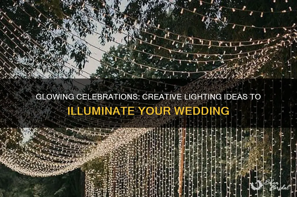 how to light up a wedding