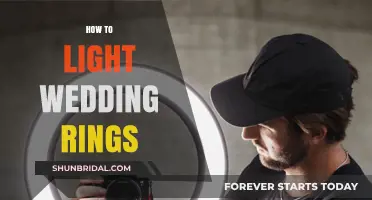 Lighting the Rings: Capturing the Perfect Wedding Shot