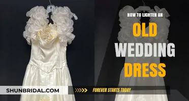 Reviving Wedding Dresses: Lightening and Brightening Techniques