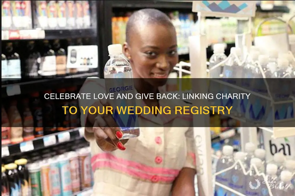 how to link a charity to your wedding resgistry