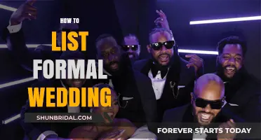 Elegant Wedding Planning: Mastering the Art of Formal Guest Lists