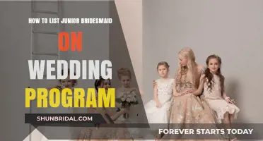 Elegant Ways to Include Junior Bridesmaids in Your Wedding Program
