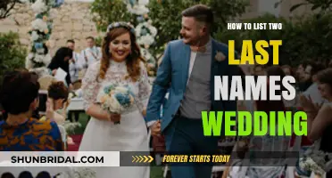 Elegant Ways to List Two Last Names on Your Wedding Invitations