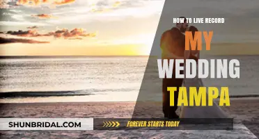 Live Recording Your Tampa Wedding: Tips for Capturing Every Moment