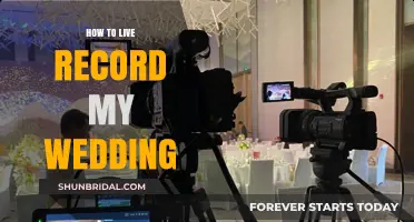 Live Stream Your Wedding: A Step-by-Step Guide to Recording Your Big Day
