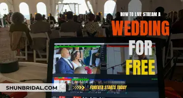 Live Streaming Your Wedding: Free and Easy Ways