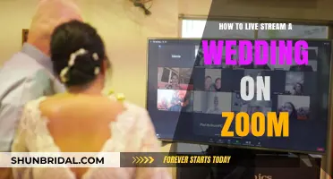 Live Stream Your Wedding on Zoom: A Step-by-Step Guide
