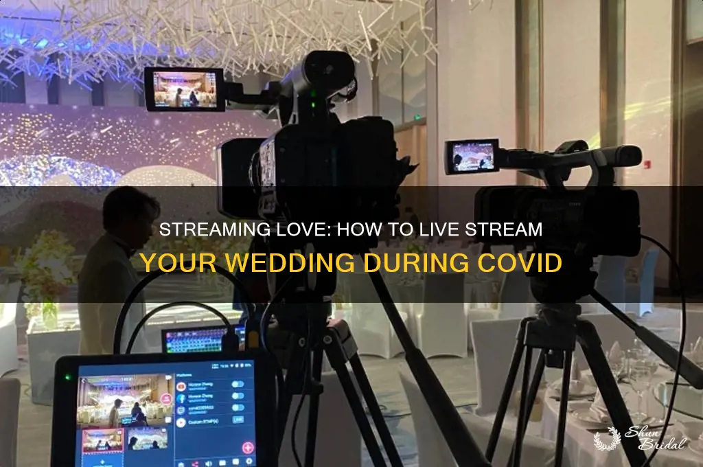 how to live stream wedding during covid