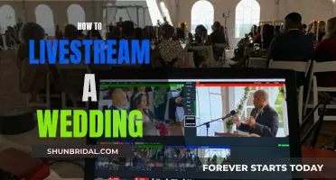 Livestreaming Your Wedding: A Guide to Going Online