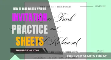 Preparing Wedding Invitations: Loading Practice Sheets