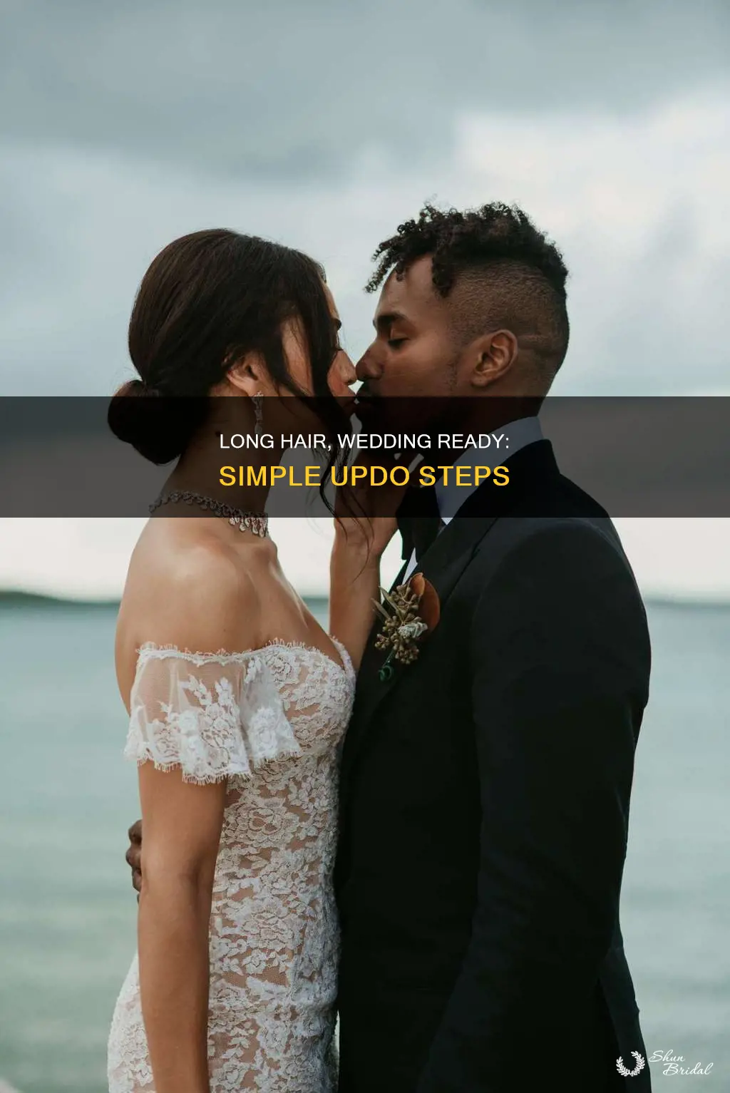 how to long hair updo wedding step by step