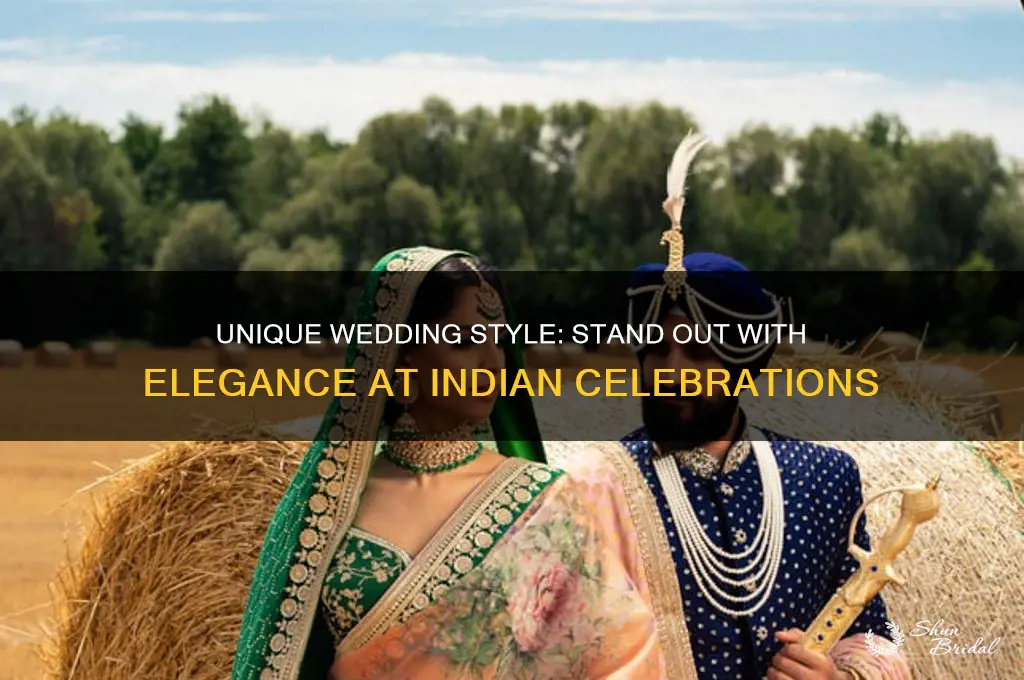 how to look different in indian wedding