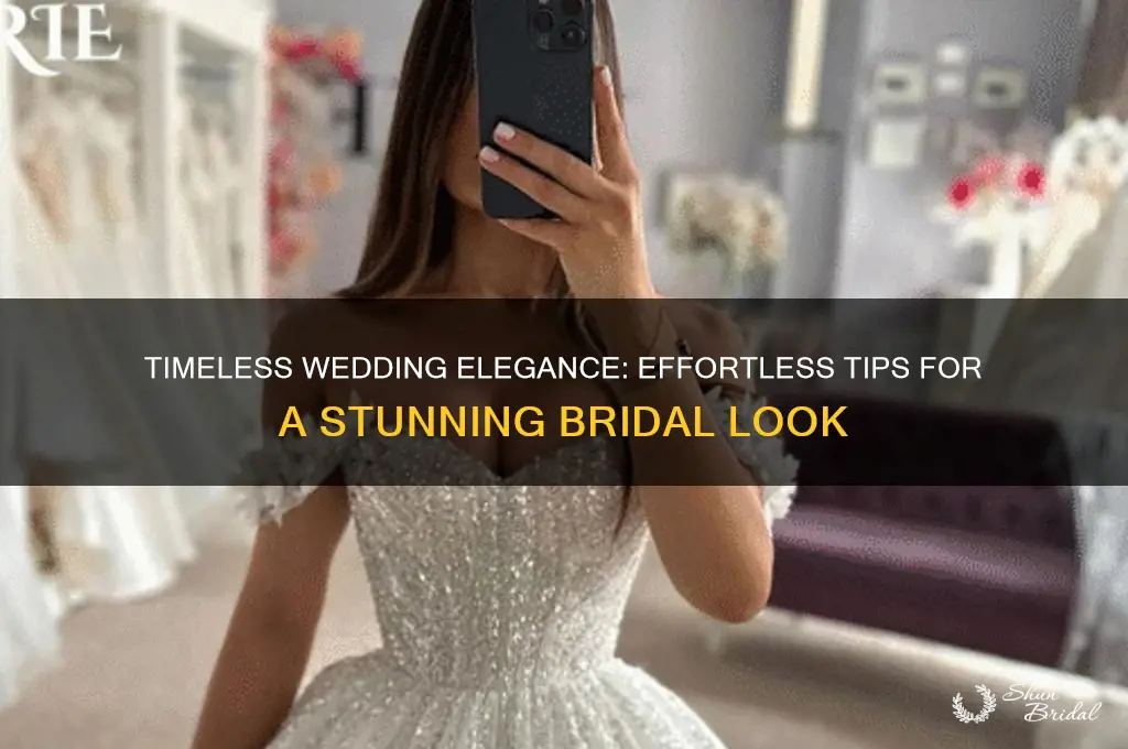 how to look elegant on your wedding day