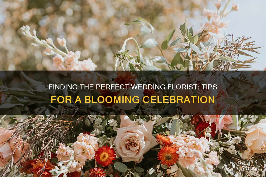how to look for florists for wedding