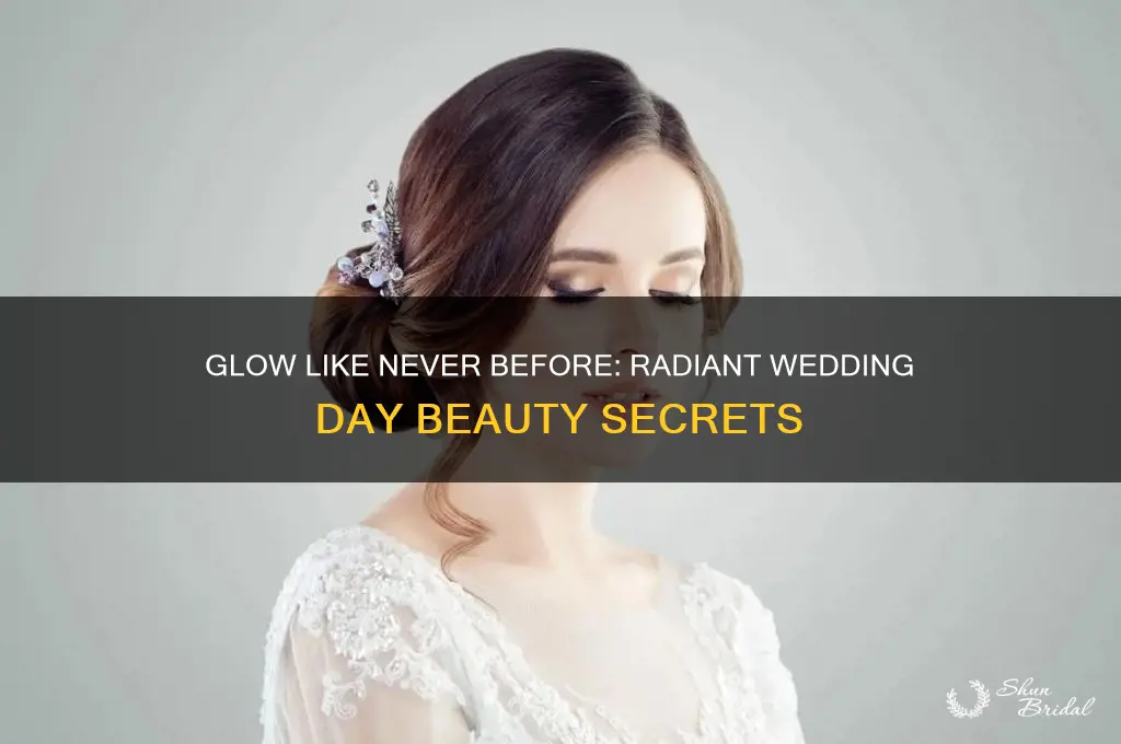how to look radiant on your wedding day