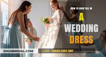 Tips to Appear Taller in Your Wedding Dress