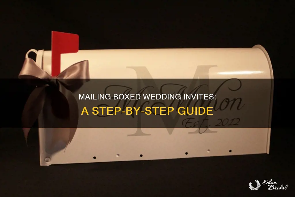 how to mail box wedding invitations