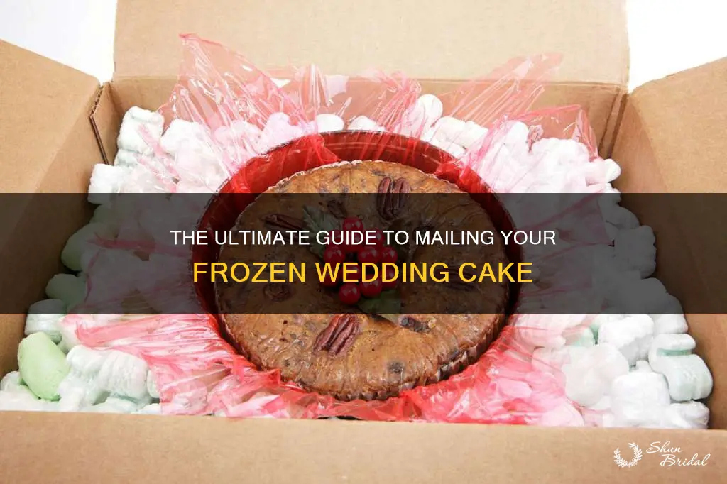 how to mail frozen wedding cake