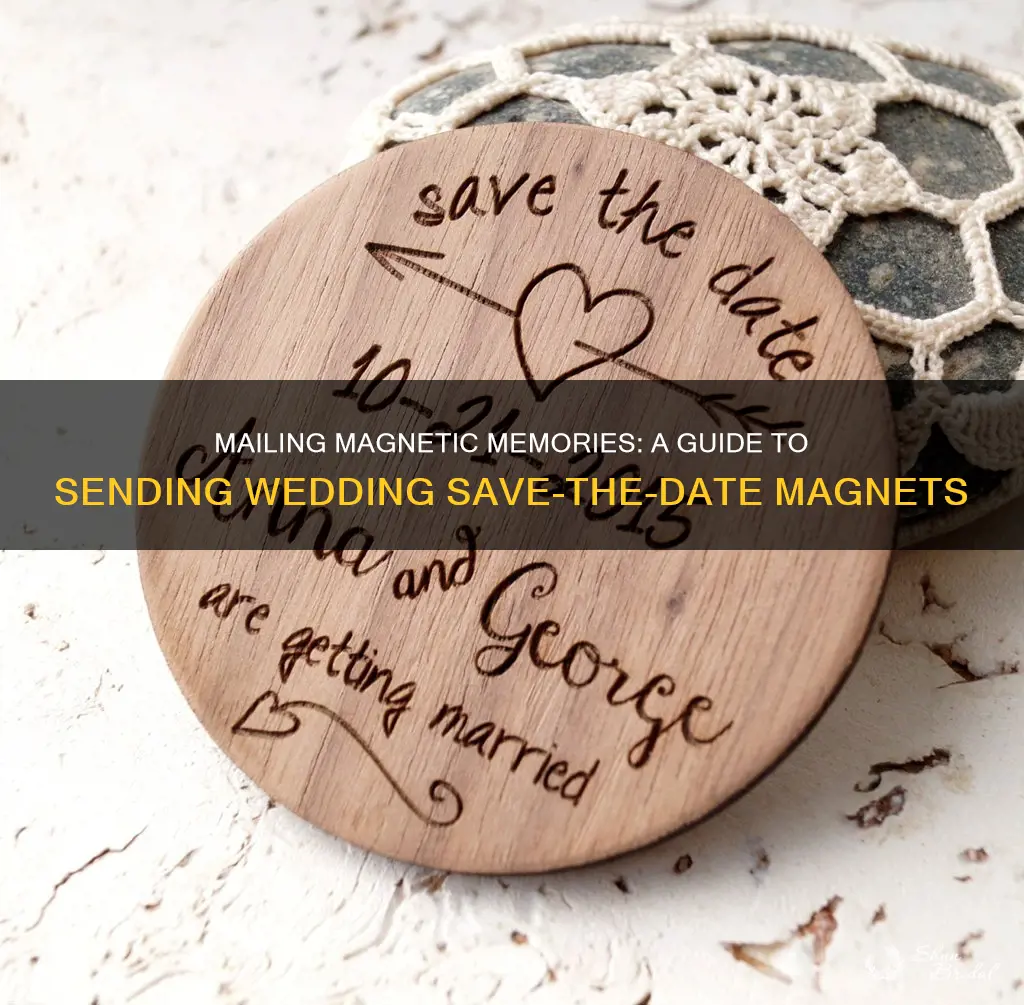 how to mail wedding save the date magnets