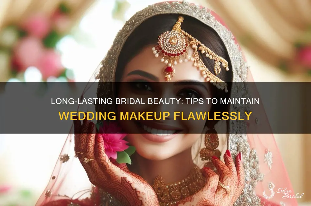 how to maintain wedding makeup