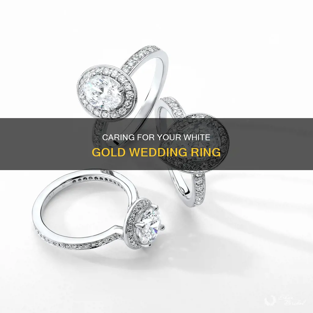 how to maintain white gold wedding ring