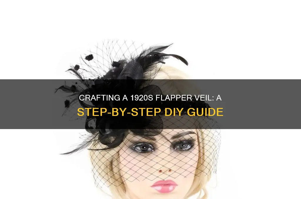 how to make 1920s style veil
