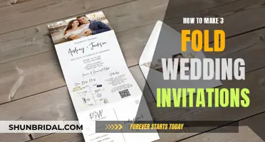 Creating Your Own 3-Fold Wedding Invites: A Simple Guide