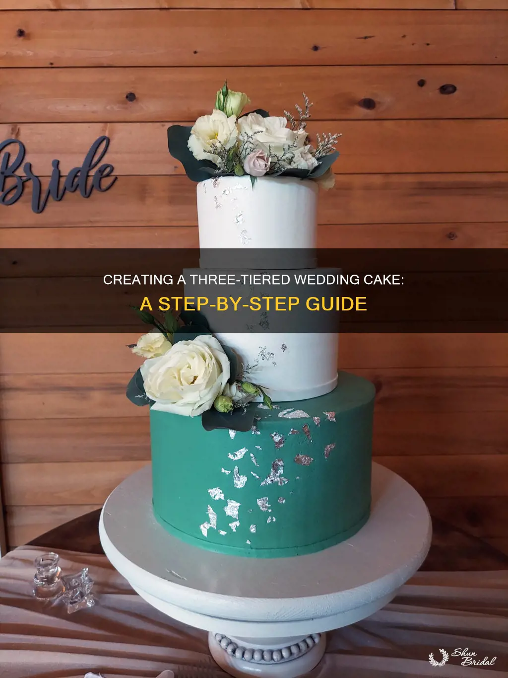 how to make 3 layer wedding cake