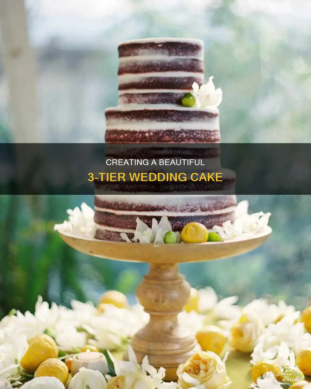 how to make 3 tier sponge wedding cake