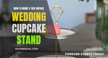 Crafting a Vintage Wedding Cupcake Stand: 3 Tiers of Elegance