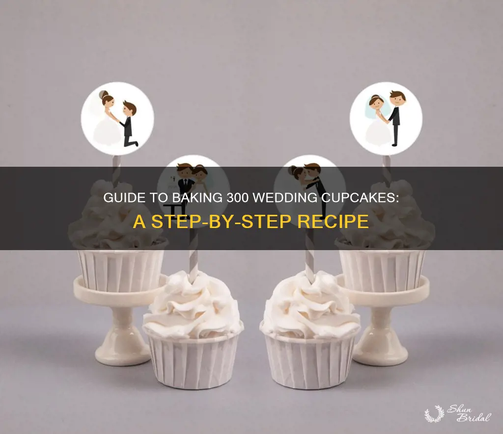 how to make 300 cupcakes for a wedding