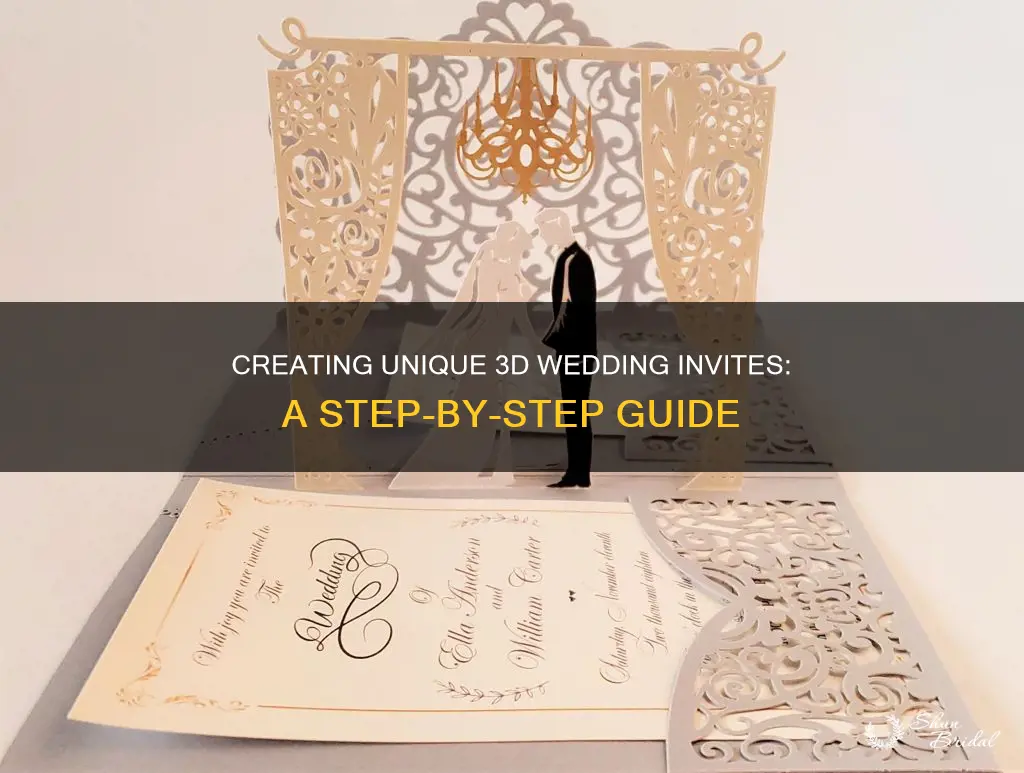 how to make 3d wedding invitations