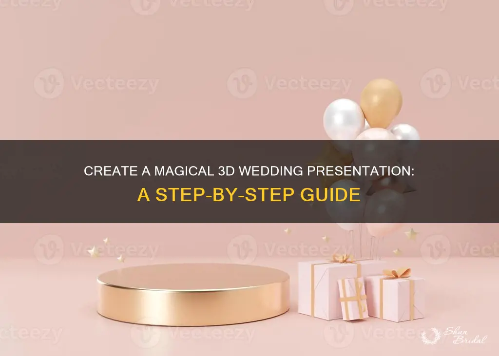 how to make 3d wedding presentation