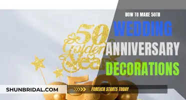 Golden Wedding Anniversary Decorations: A Guide to DIY Celebrations