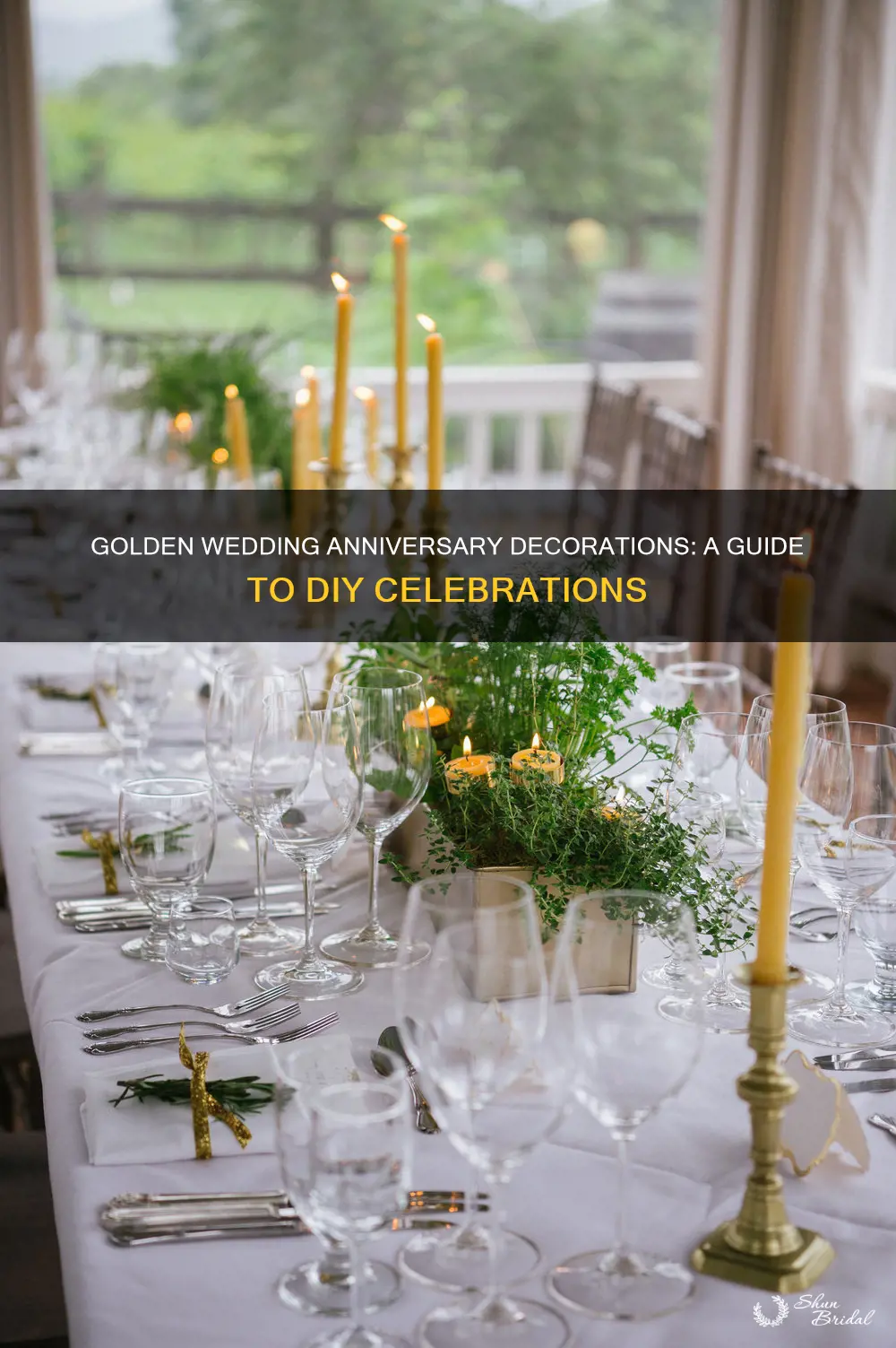 how to make 50th wedding anniversary decorations